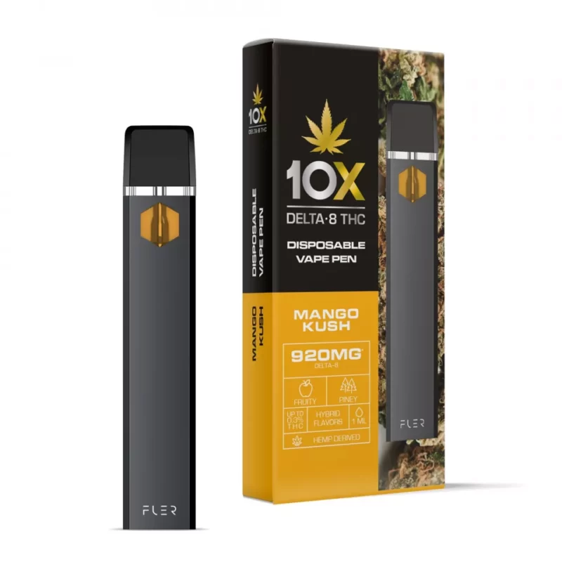 Mango Kush Vape Delta8 THC – Disposable – 10 X – 920mg